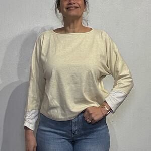 Johnny Was Calme Cream Sweater Sz M NWOT